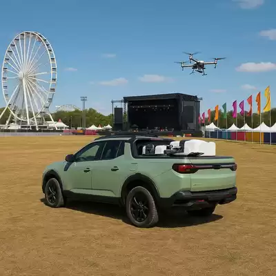 Evenementen concept drone box